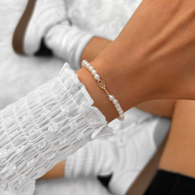 Pearl Rose Tennis Chain zapestnica