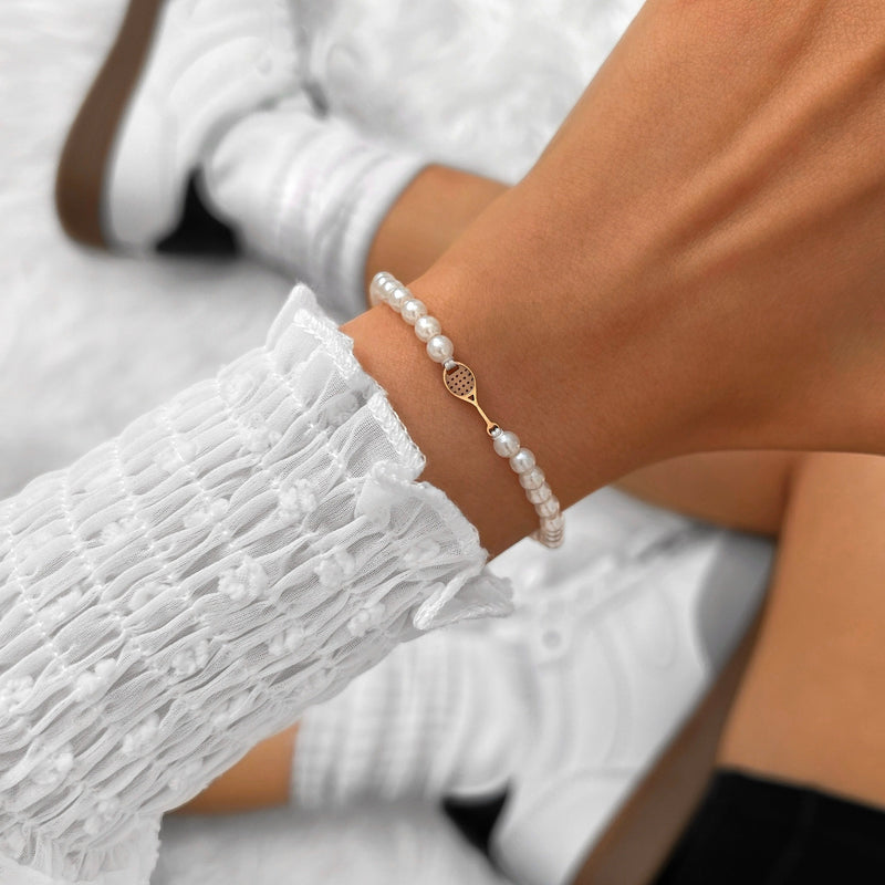 Pearl Rose Tennis Chain zapestnica