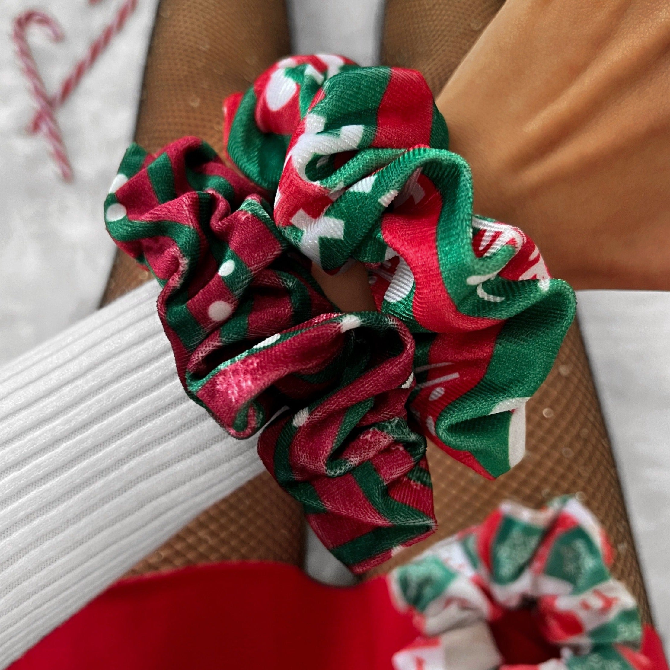 Weihnachts-Scrunchies