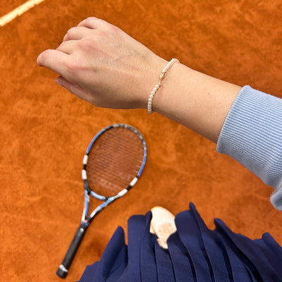 Pearl Rose Tennis Bracelet