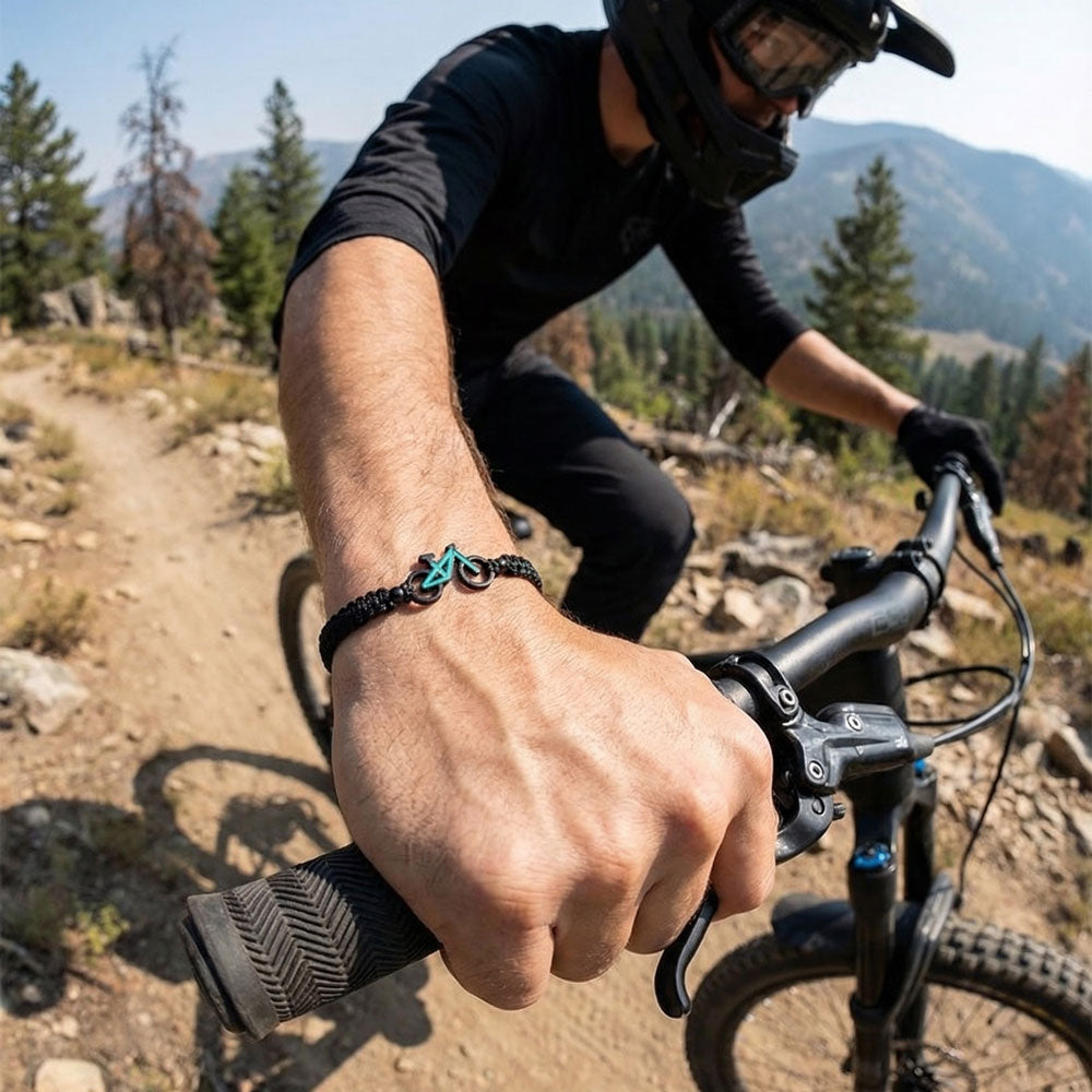 MTB Mint Bike Braided Armband