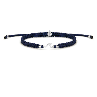 Silver Wave Royal Blue Braided zapestnica