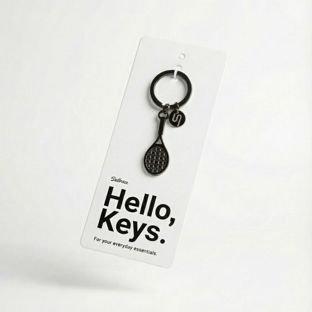 Black Tennis Schlüsselanhänger