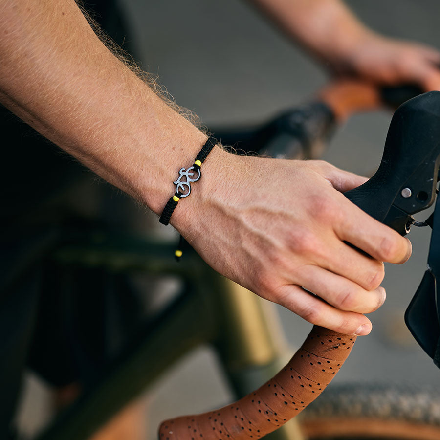 Tour Bike Braided Bracelet