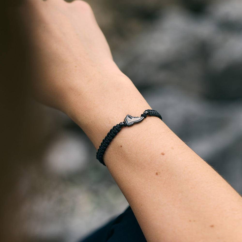 Night Black Explorer Braided Bracelet