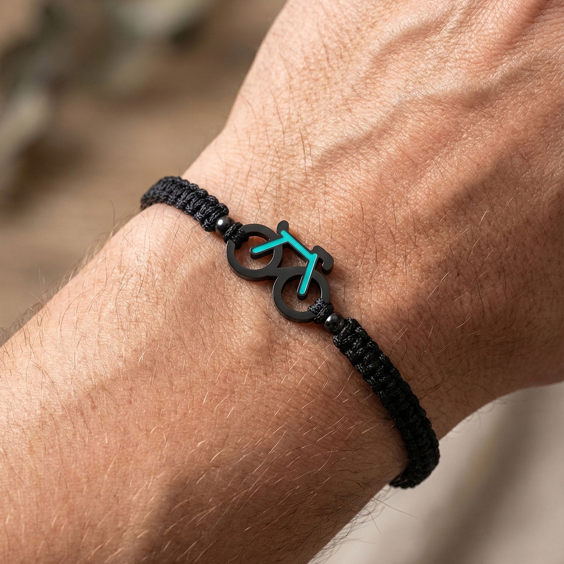 Mint Bike Braided Bracciale
