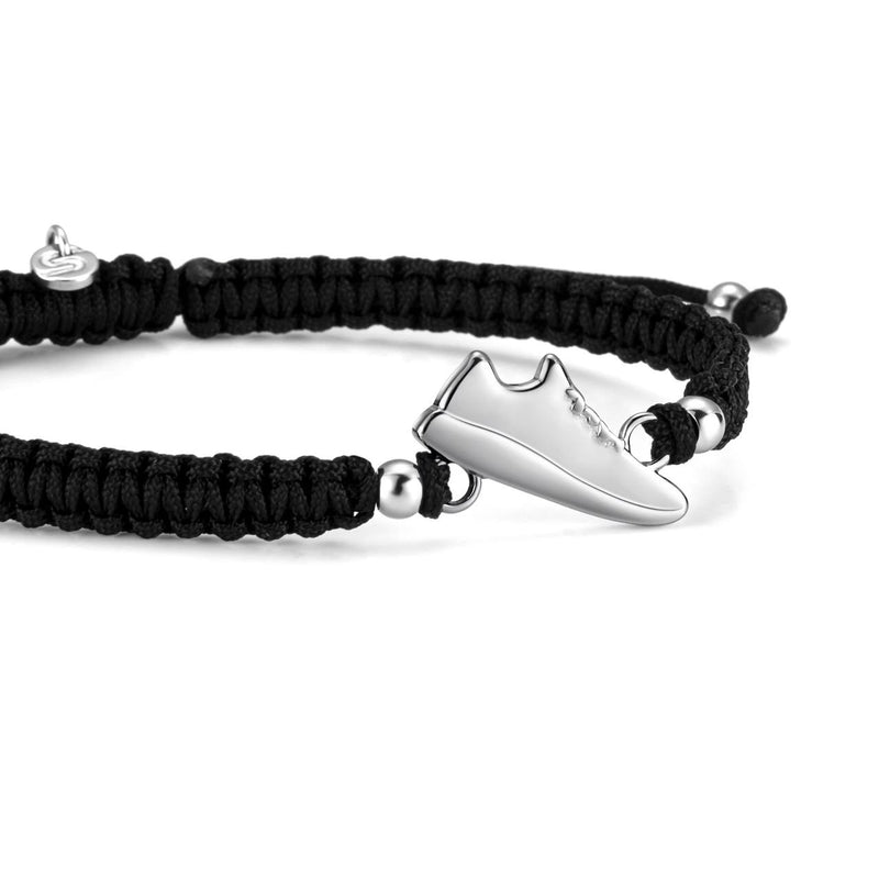Silver Runner Braided Bracelet