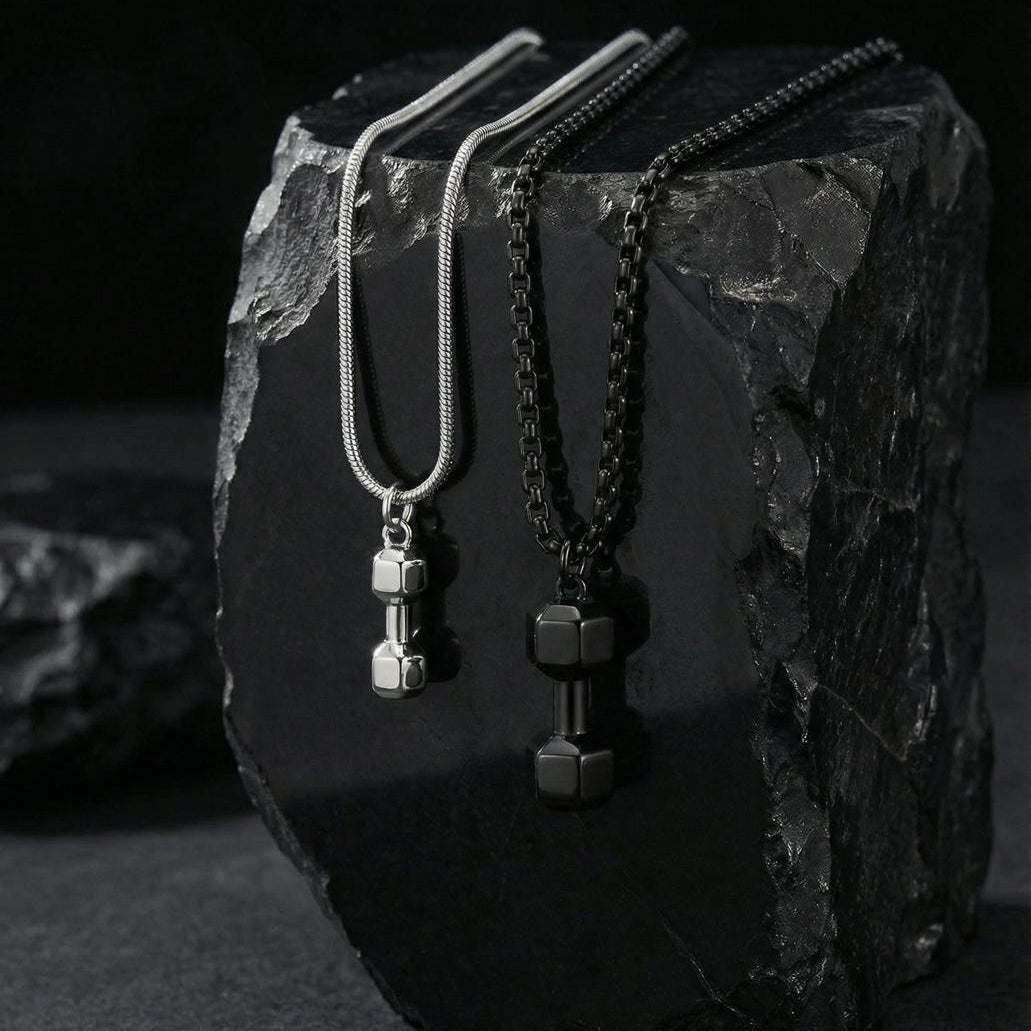 Black Gym Necklace