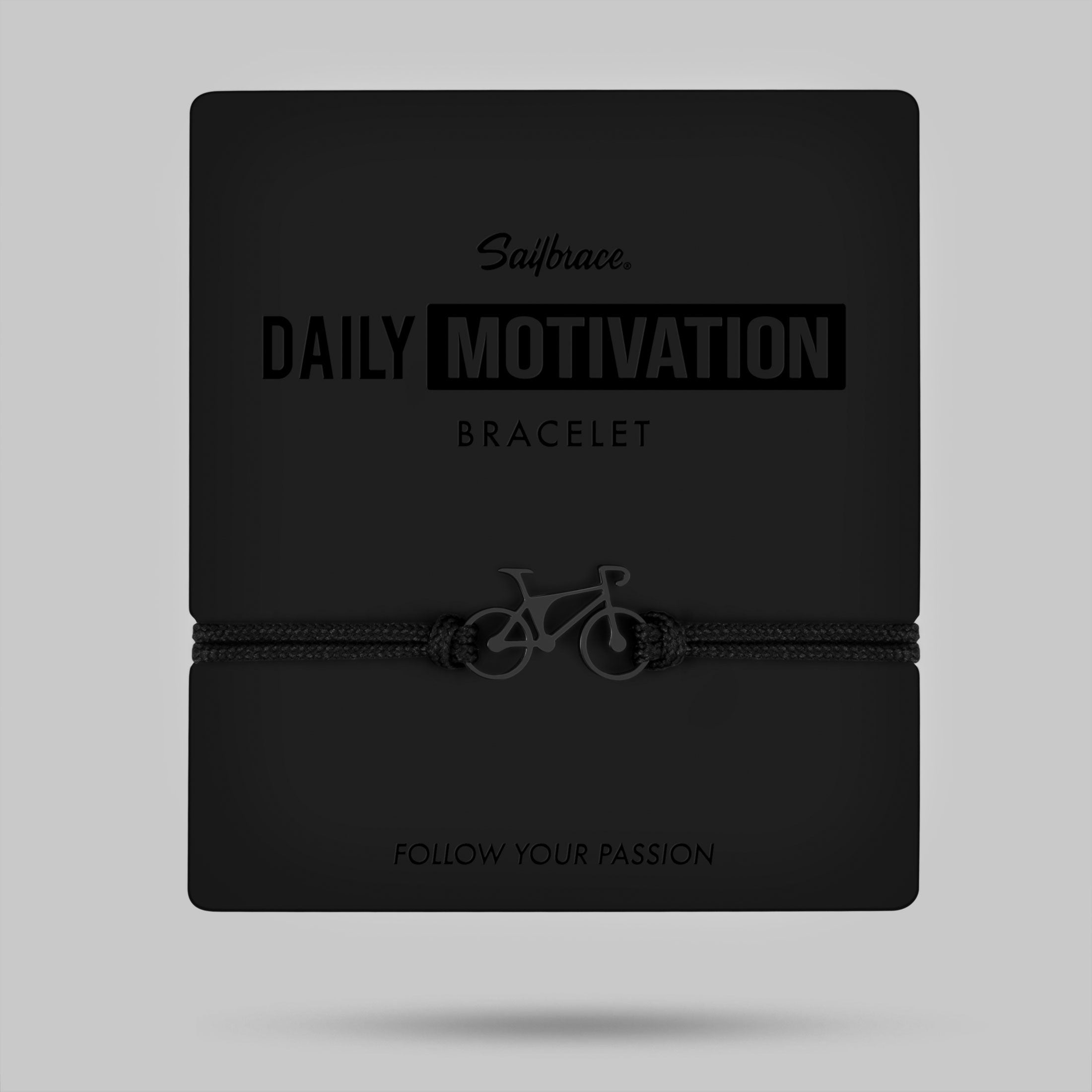 All Black Road Bike Bracelet