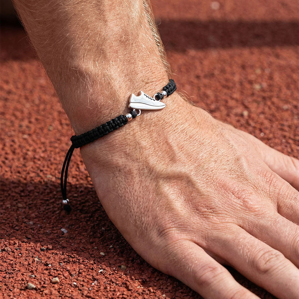 Silver Runner Braided Bracelet