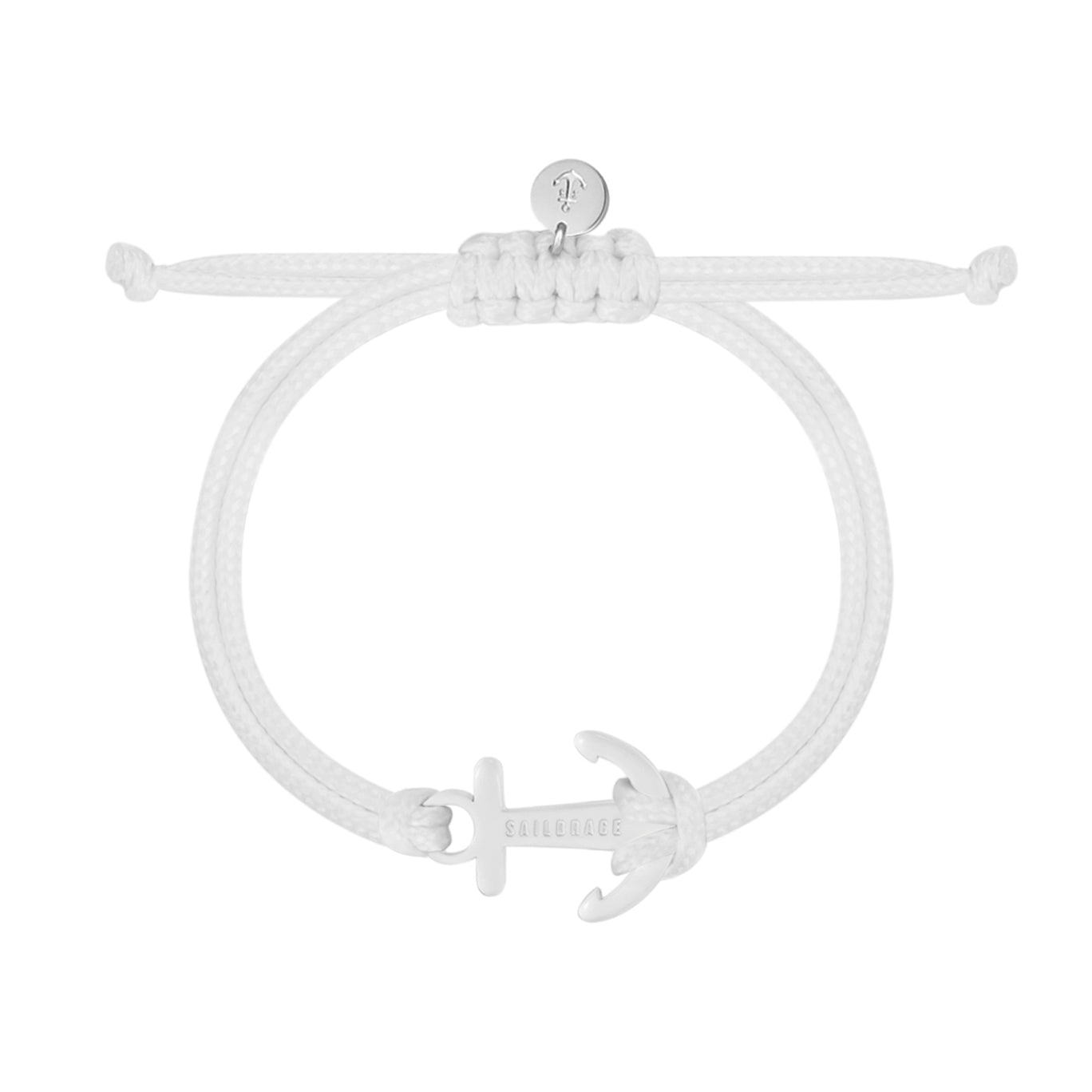 White Venture Anchor Bracciale