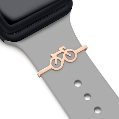 Rose Gold Bike charm + trak