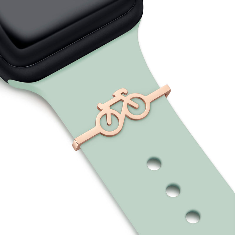 Rose Gold Bike charm + Band