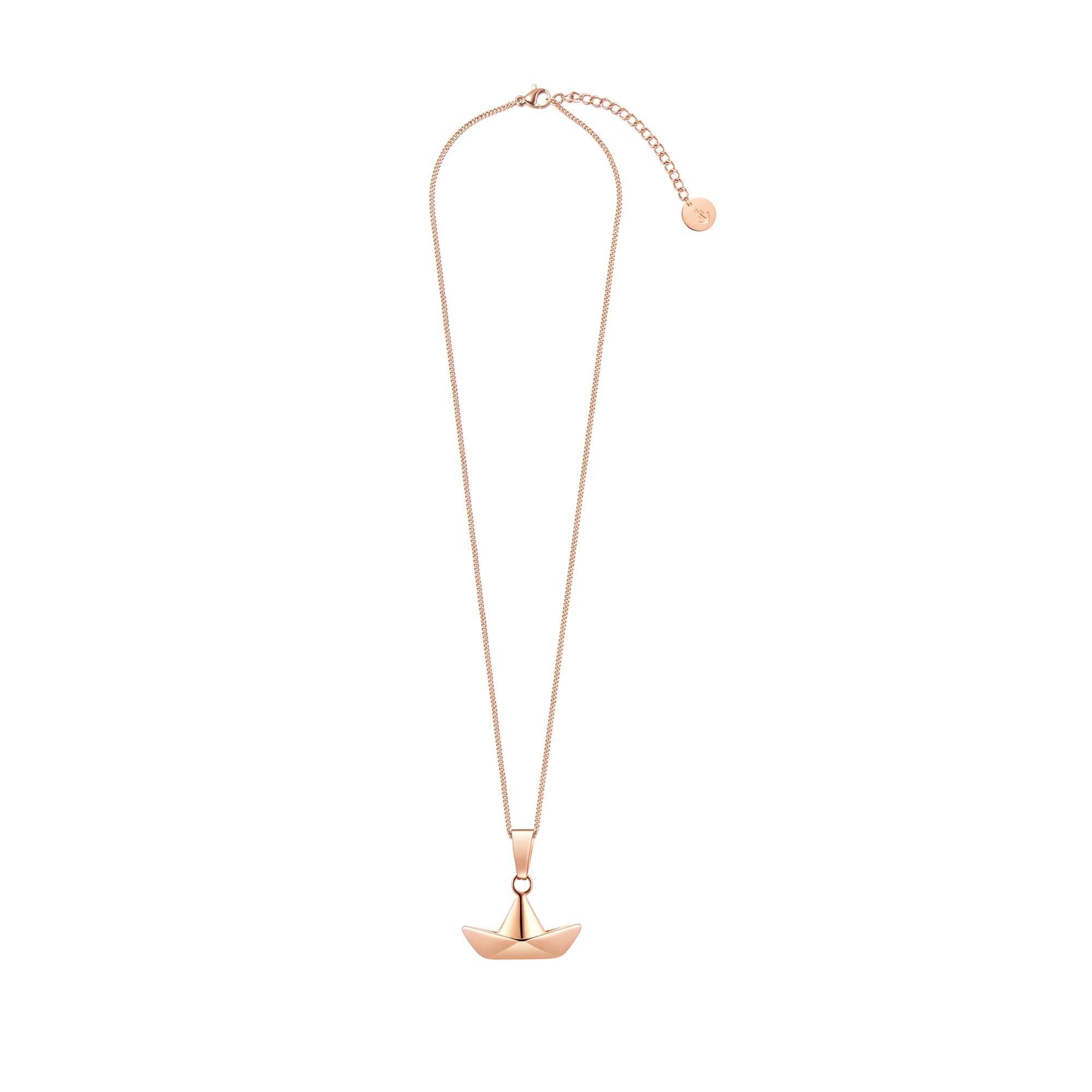 Papership Necklace Rose Gold plated