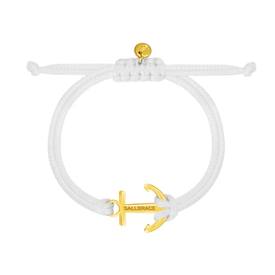 Bracelet Golden Touch White Anchor