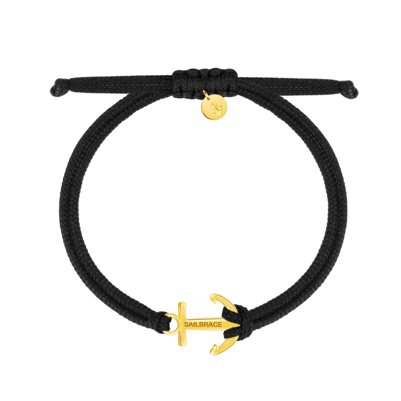 Pulsera Golden Touch Black Anchor