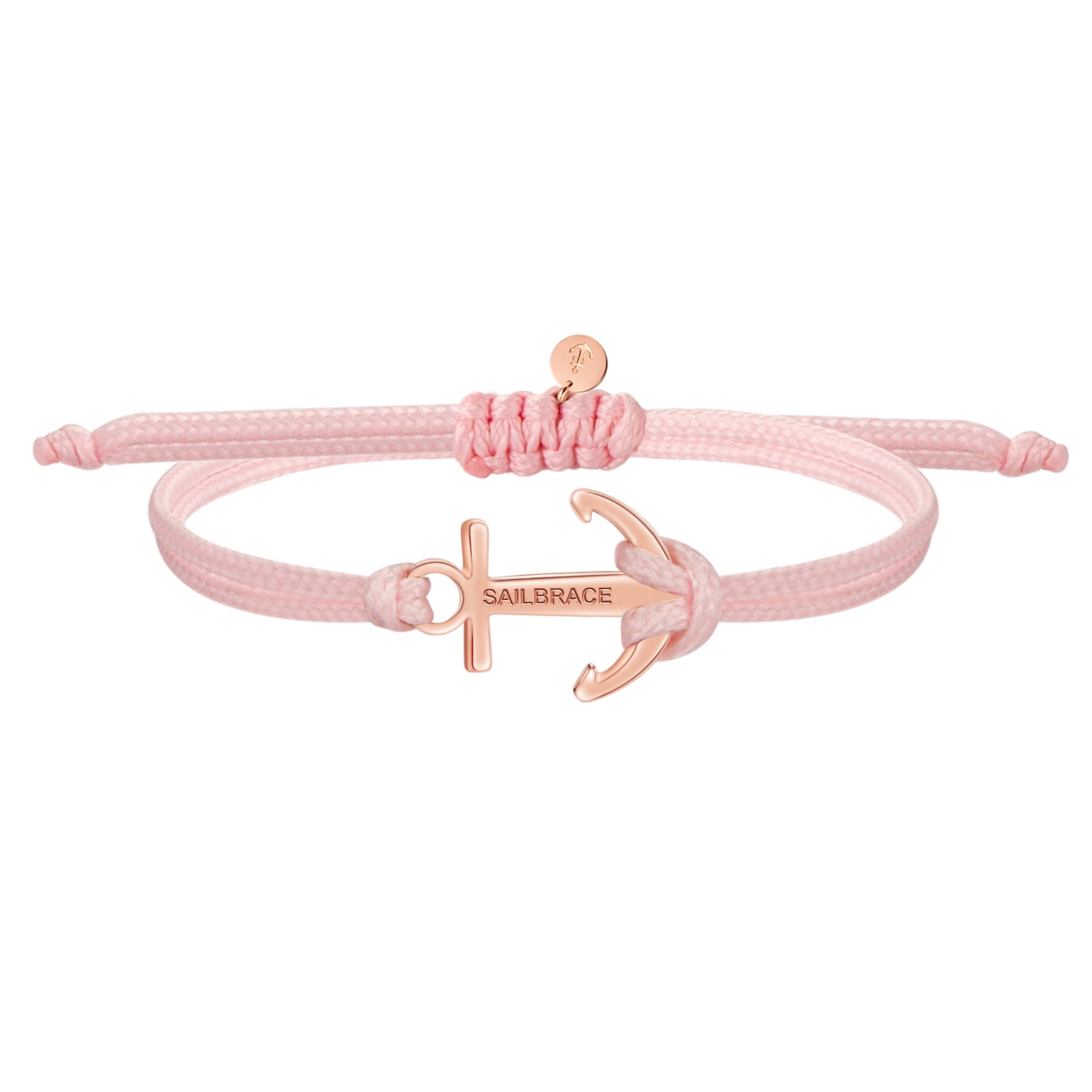 Rose Gold Nude Anchor Bracelet