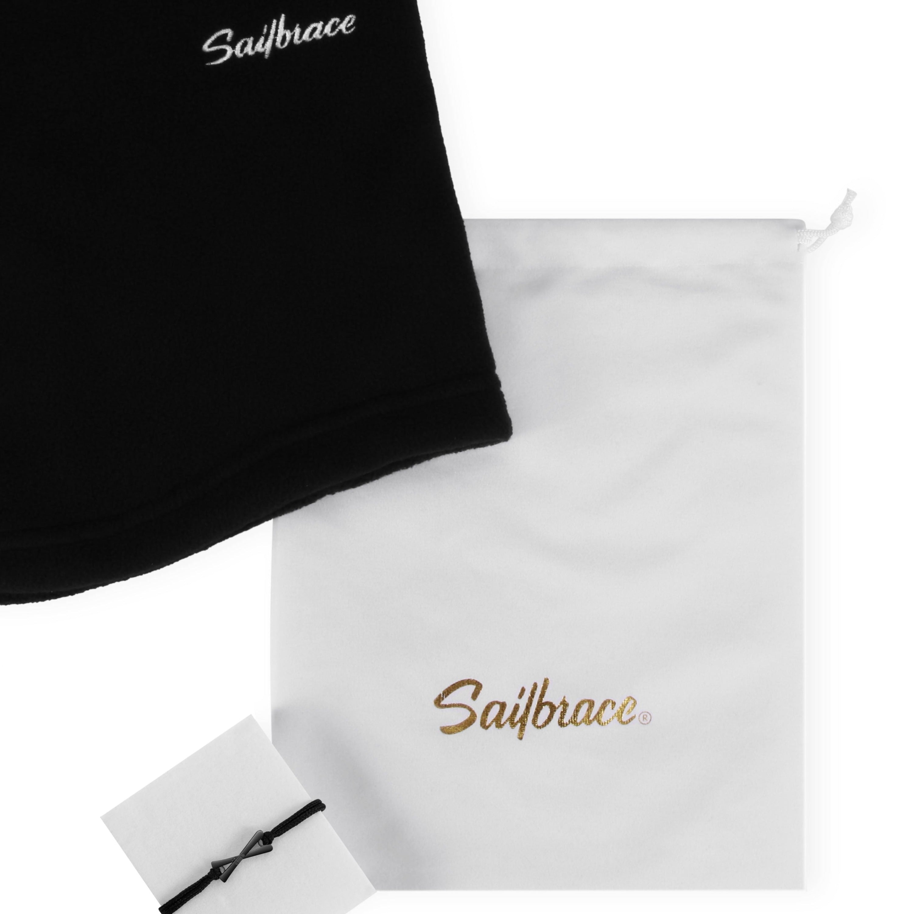 Schwarzer Skisack des Weihnachtsmanns