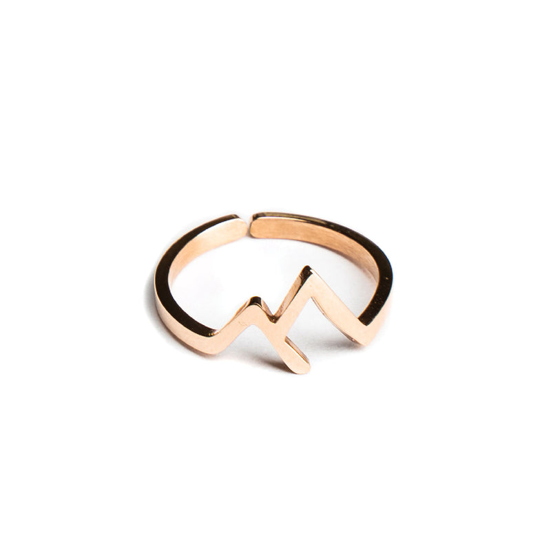 Bague Rose Gold Mountain 