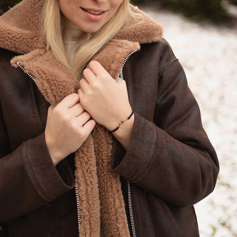 Mountain Rose Gold Bracelet