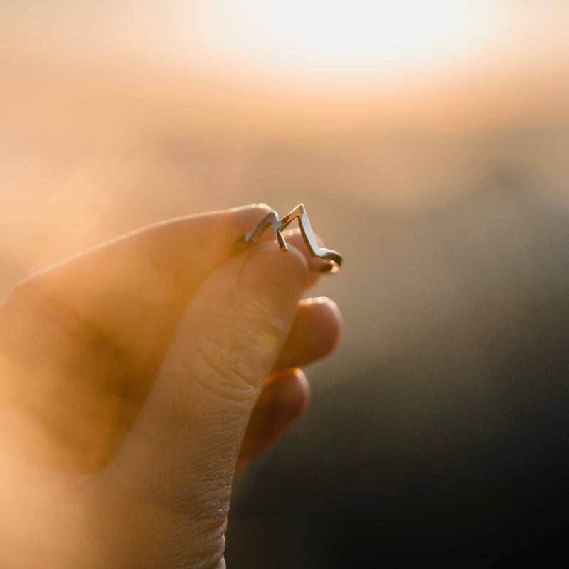 Bague Rose Gold Mountain 