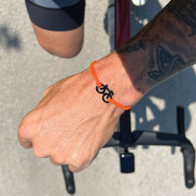 Orange Bike bracelet